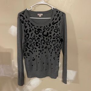 Cheetah print sweater